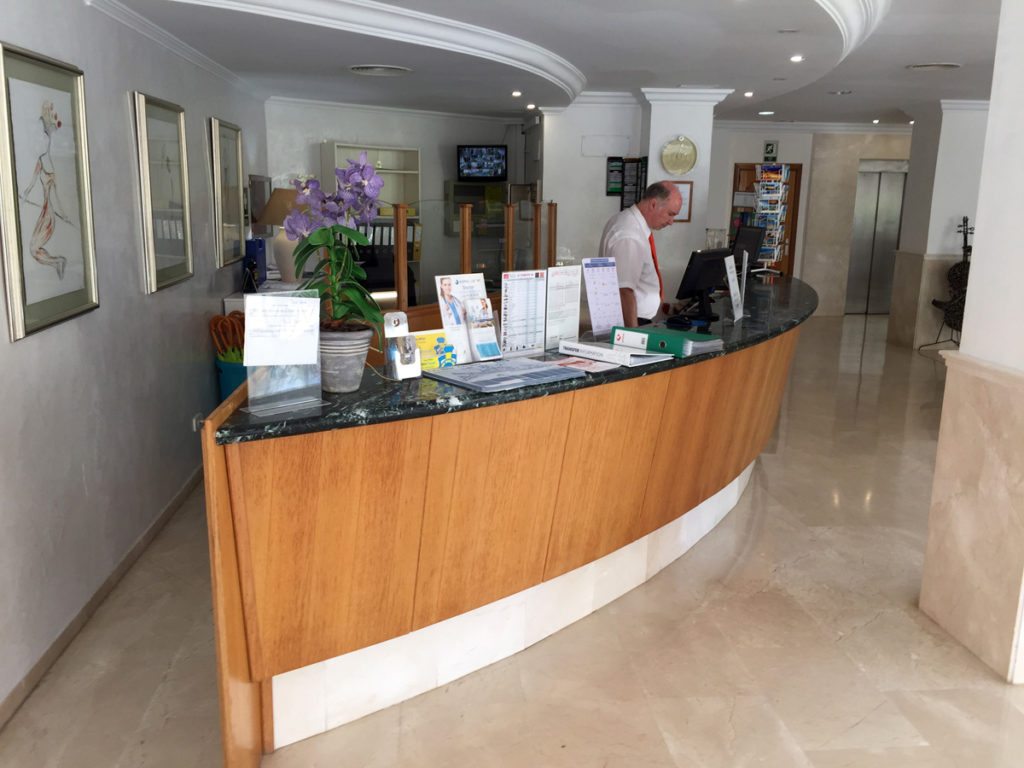 front desk