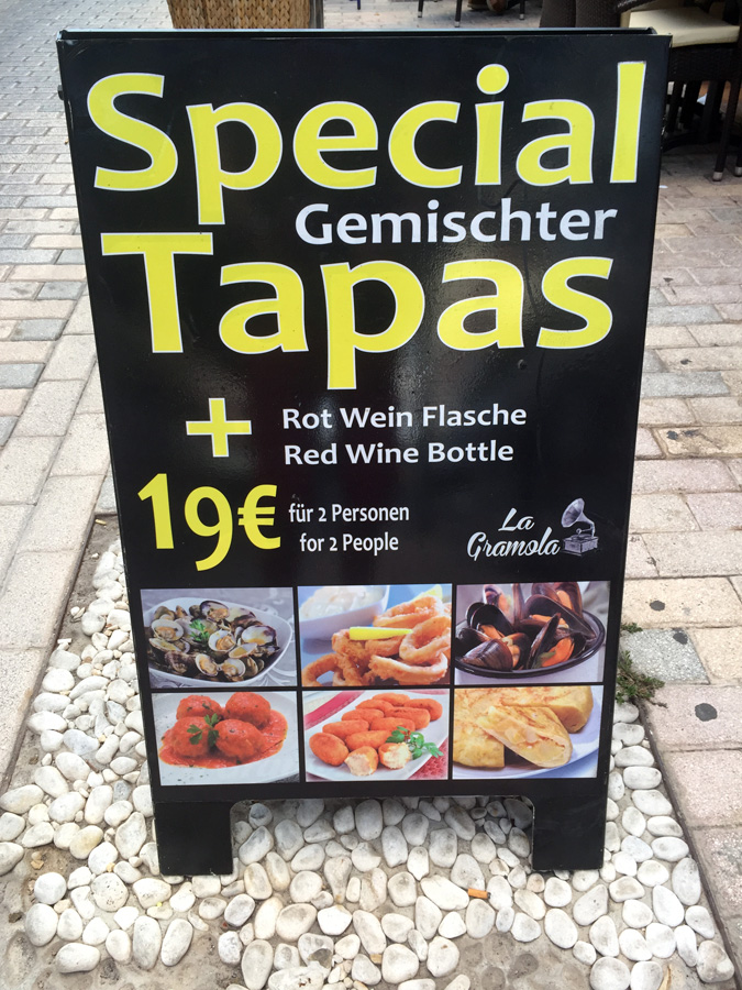 Angebot Tapas