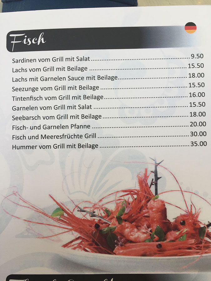 Fischgerichte